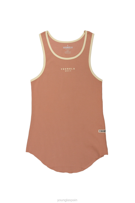 313 tanques de costillas de cohetes hombres YoungLA salmón 4Z0B48 ropa