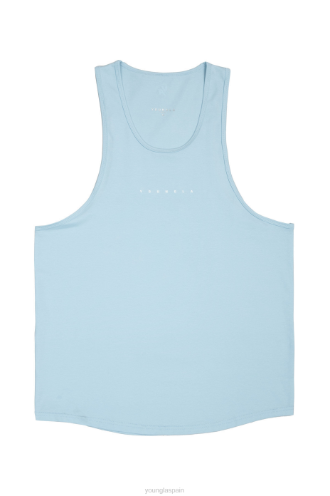 320 - tanques de impulso hombres YoungLA azul claro 4Z0B20 ropa