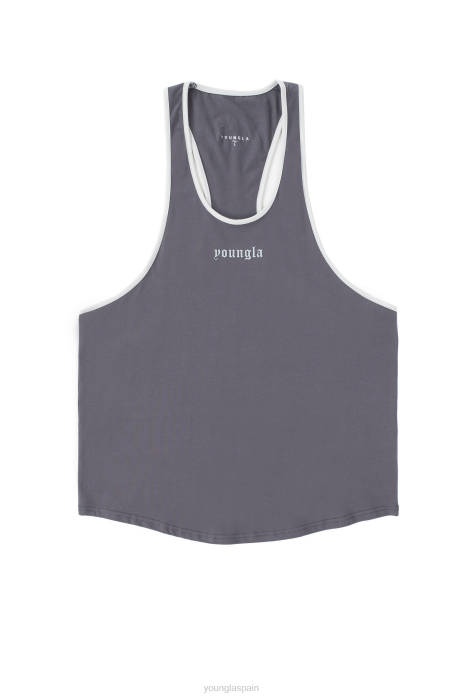 322 tanques de la era dorada hombres YoungLA carbón 4Z0B32 ropa