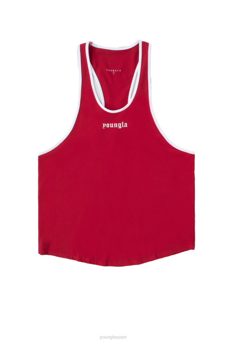 322 tanques de la era dorada hombres YoungLA rojo 4Z0B34 ropa