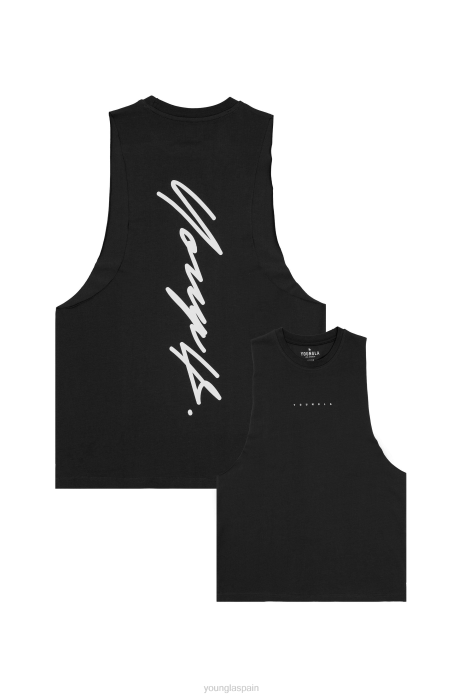 323 tanques de delt autógrafos hombres YoungLA negro 4Z0B6 ropa