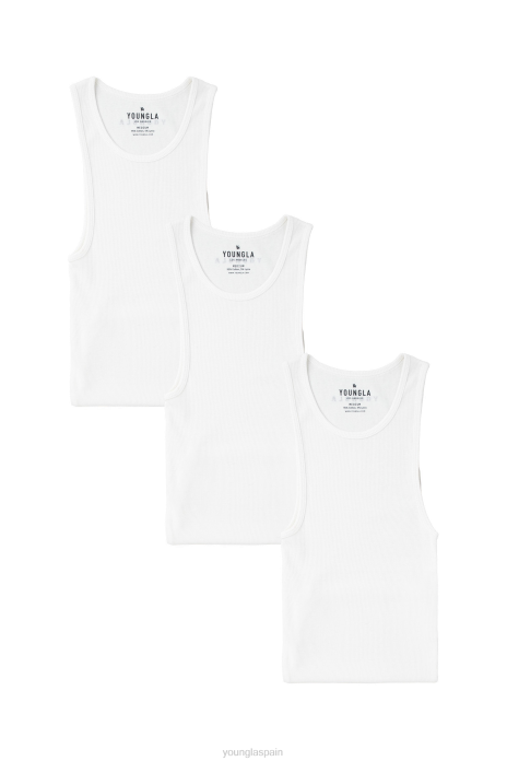 340 amantes de la esposa - paquete de 3 hombres YoungLA todo el paquete blanco 4Z0B1 ropa