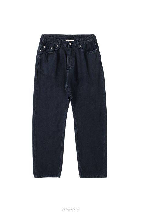 609 - jeans holgados hombres YoungLA lavado azul marino 4Z0B756 ropa