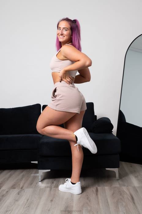 w101 - pantalones cortos de todos los días mujer YoungLA negro 4Z0B1107 ropa