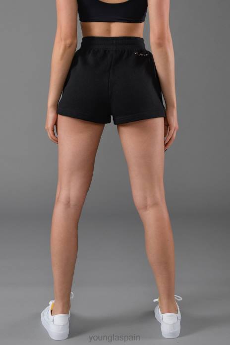 w101 - pantalones cortos de todos los días mujer YoungLA negro 4Z0B1107 ropa