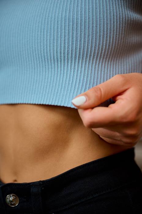 tanque acanalado de contorno w301 mujer YoungLA negro 4Z0B1051 ropa