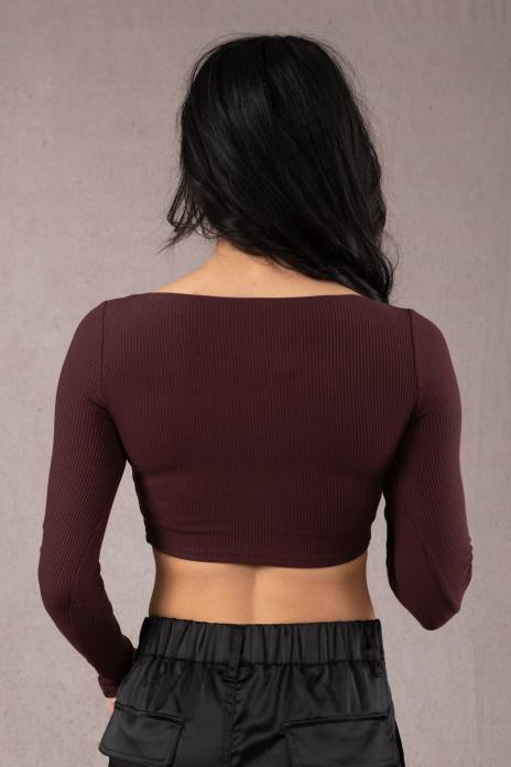 top corto gracia w419 mujer YoungLA leche de coco 4Z0B1047 ropa