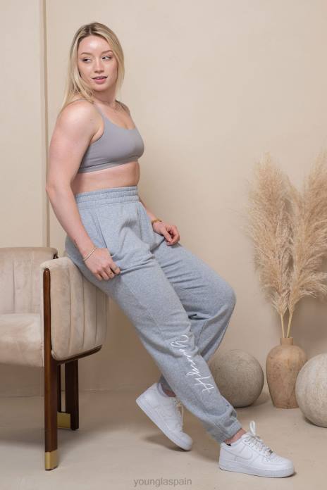 corredores de script w202 2.0 mujer YoungLA cuero gris 4Z0B1131 ropa