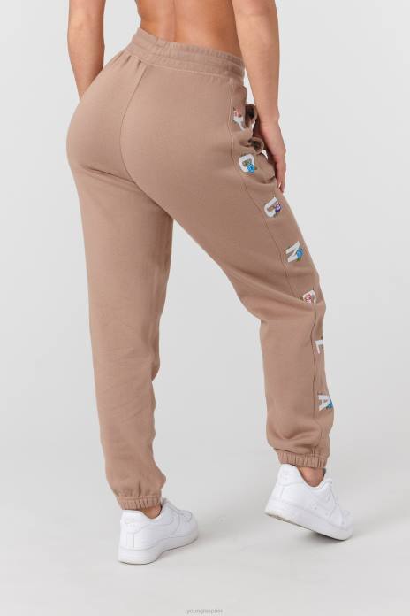 joggers de floración de invierno w203 mujer YoungLA negro 4Z0B1118 ropa