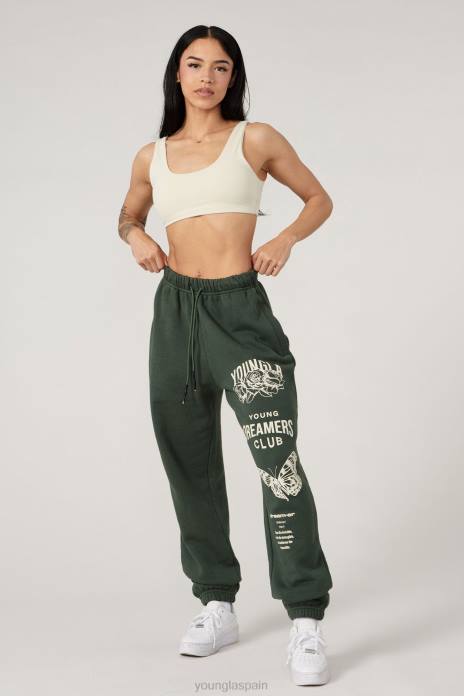 joggers soñadores w211 mujer YoungLA azul real 4Z0B1124 ropa