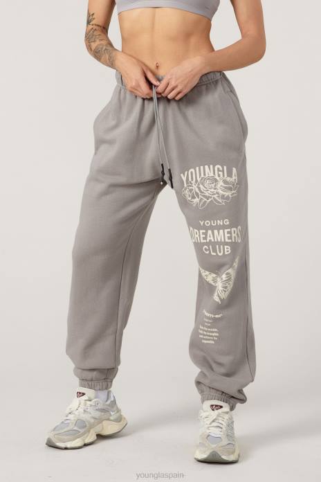 joggers soñadores w211 mujer YoungLA carbón 4Z0B1121 ropa