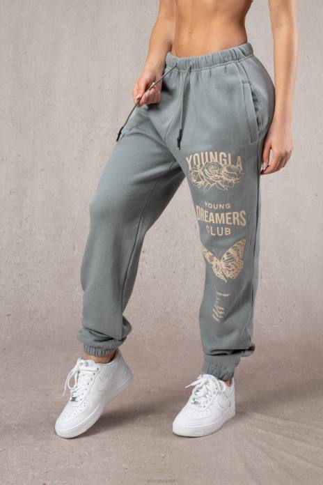 joggers soñadores w211 mujer YoungLA crema 4Z0B1170 ropa