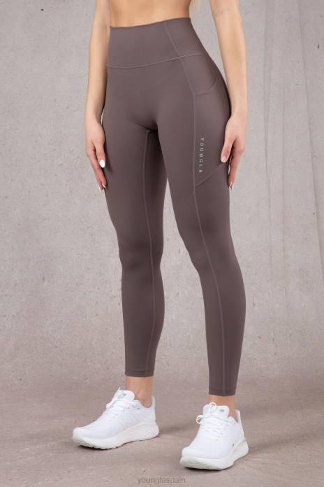 poder w214 leggings mujer YoungLA trufa de ciruela 4Z0B1164 ropa