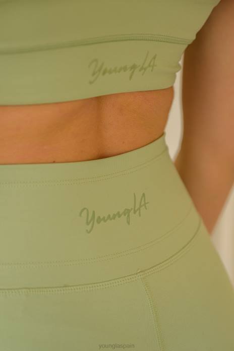 w213 - leggings acampanados de asana mujer YoungLA matcha 4Z0B1159 ropa