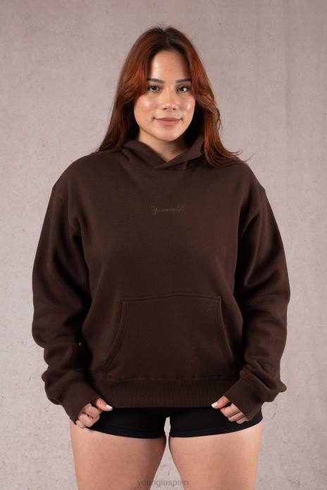 sudadera con capucha básica w502 mujer YoungLA negro 4Z0B1190 ropa