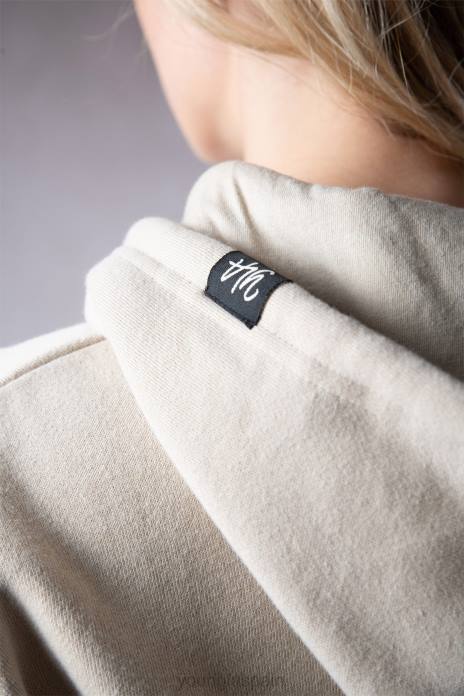 w508 sudadera con capucha recortada perfecta mujer YoungLA carbón 4Z0B1175 ropa