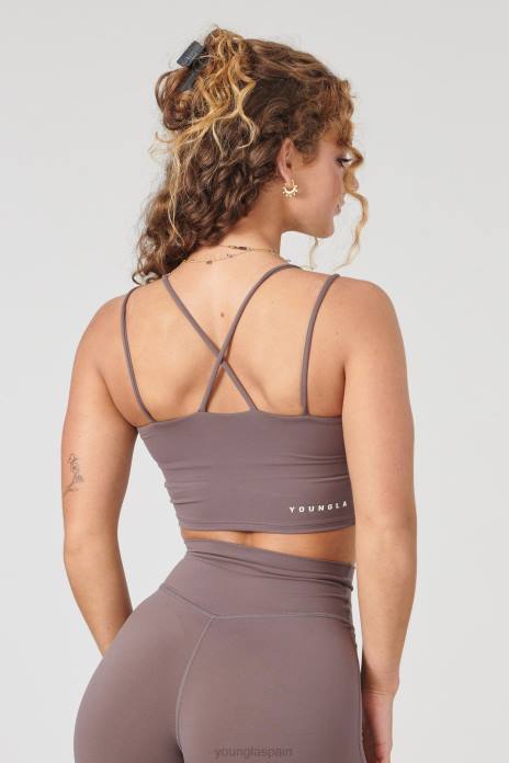 sujetador deportivo progreso w310 mujer YoungLA trufa de ciruela 4Z0B1013 ropa